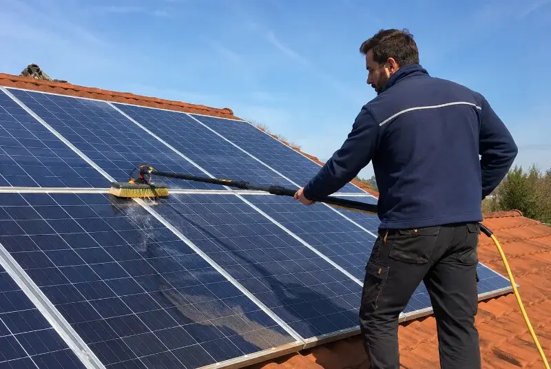 Nettoyage et entretien de panneaux solaires à Sainte-Paule