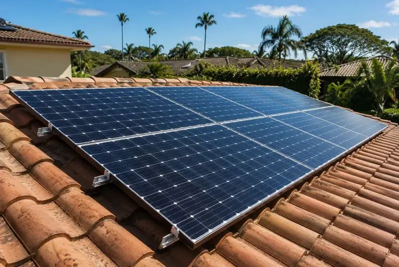 Installation de panneaux solaires à Sainte-Paule